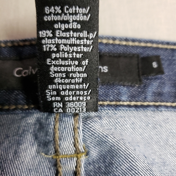 Calvin Klein Size 8 Wide Leg Blue - Picture 10 of 17